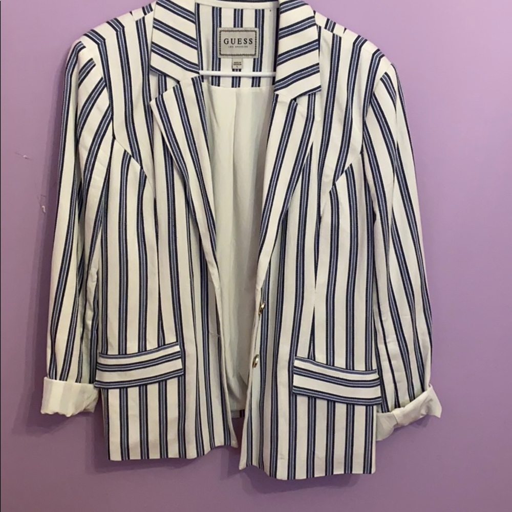 Guess Lizel Striped Blazer